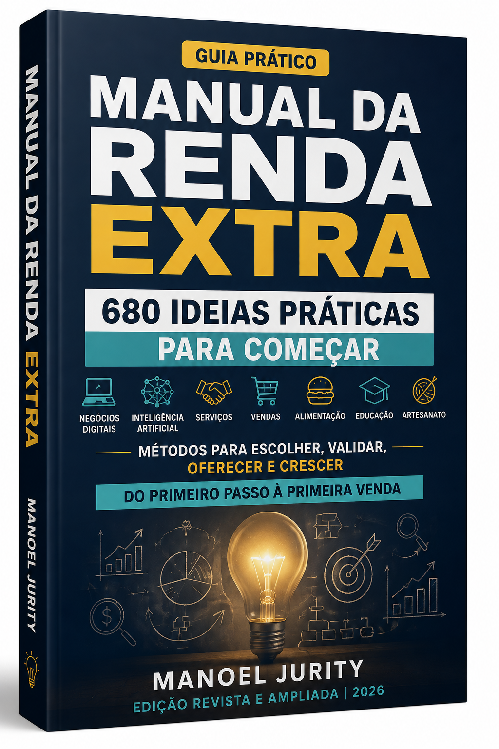 Capa do bônus Manual da Renda Extra — 680 Ideias Práticas para Começar, de Manoel Jurity